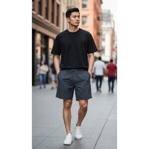 Allbirds Mens Running Shorts in Steel Blue size Small